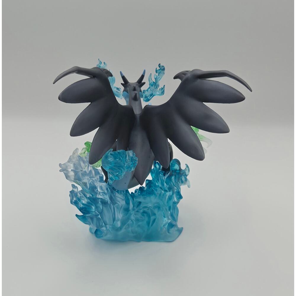 Pokemon Mega Charizard X Style PVC Display Figure Blue Flame Effect Statue - Picture 5 of 6